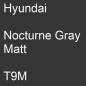 Preview: Hyundai, Nocturne Gray Matt, T9M.